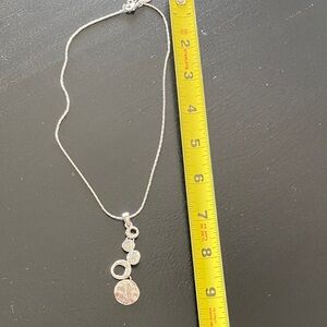 Elegant Silver Pendant Necklace